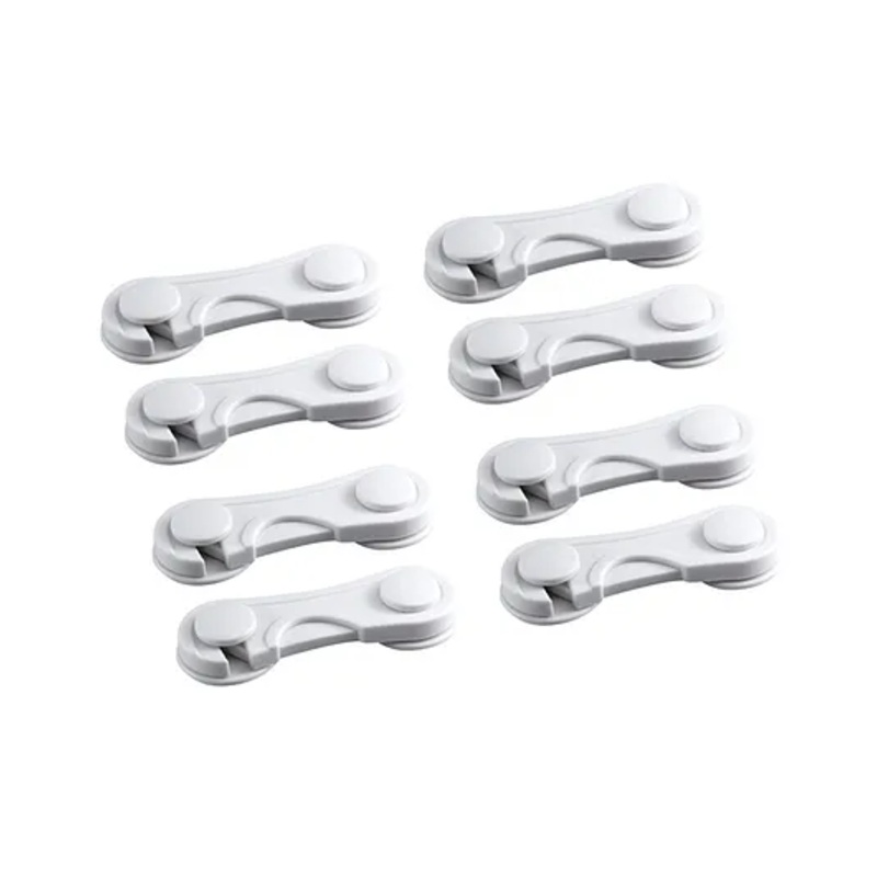 Safe-O-Kid Safety Eudemon Lock White – Pack Of 8