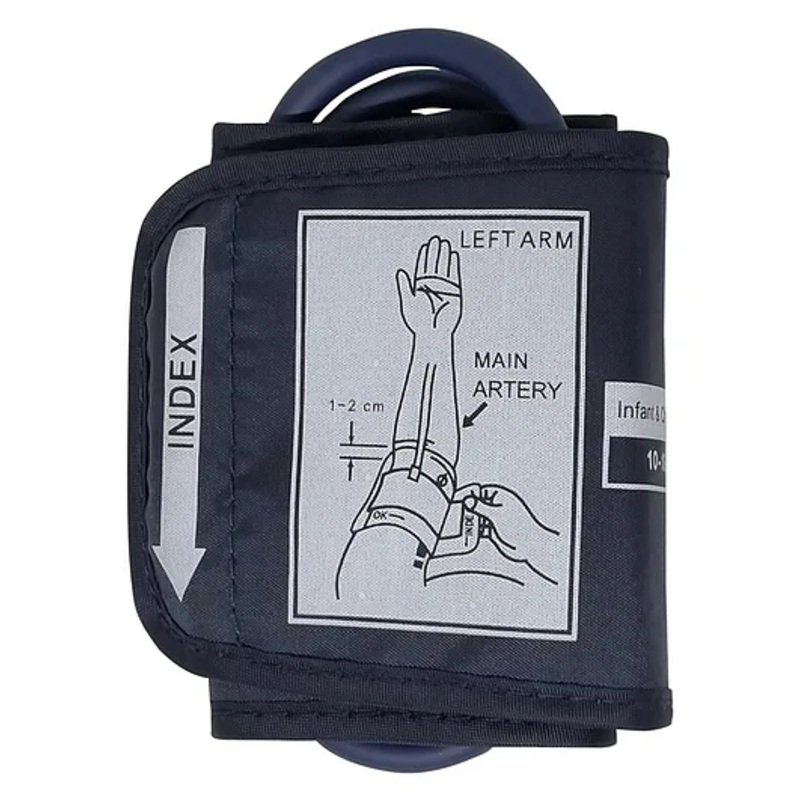 Sahyog Wellness Single Tube Pediatric Child Sized Blood Pressure Monitor Machine Cuff 10-19 cm- Grey