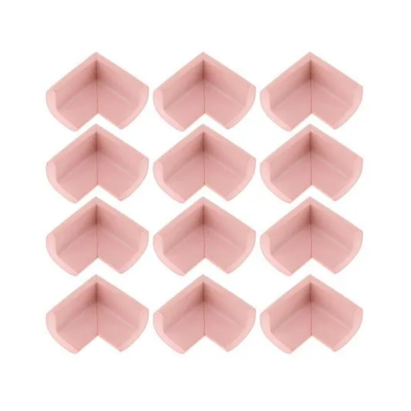 Syga L Shape Corner Edge Guard Pack of 12 – LightPink