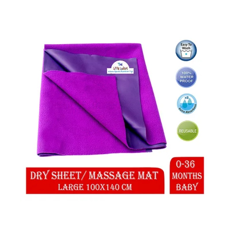 The Little Lookers Baby Dry Sheet Large – Purple