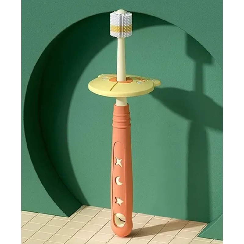 Tooth Brush with Ultra Soft Bristles with Star Design – Orange