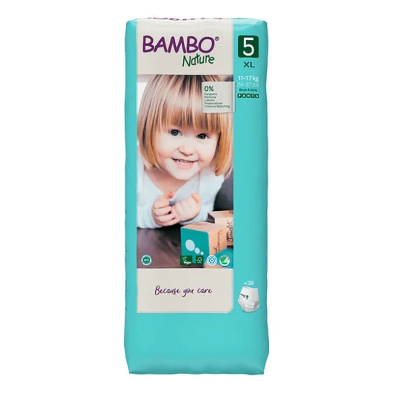 Bambo Nature ECO Pant Style Diapers Extra Large – 38 Pieces