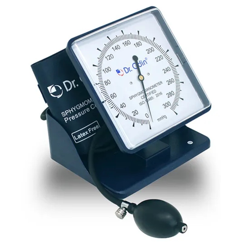 Dr. Odin OAS103 Table Top Aneroid Sphygmomanometer Precision Blood Pressure Monitor with Durable Cuff, Easy Read Dial, Portable Design for Professional and Home Use