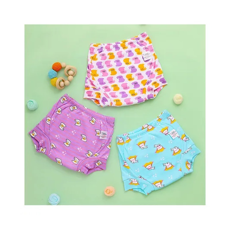 SuperBottoms Padded Underwear for 2-3Y Babies | Potty Training Pants for Mess-Free Diaper-Free Time | Bummy World | Pack of 3