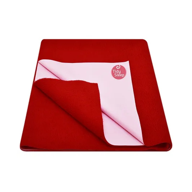 TIDY SLEEP Ultra Absorbent Bed Protector Extra Large – Red