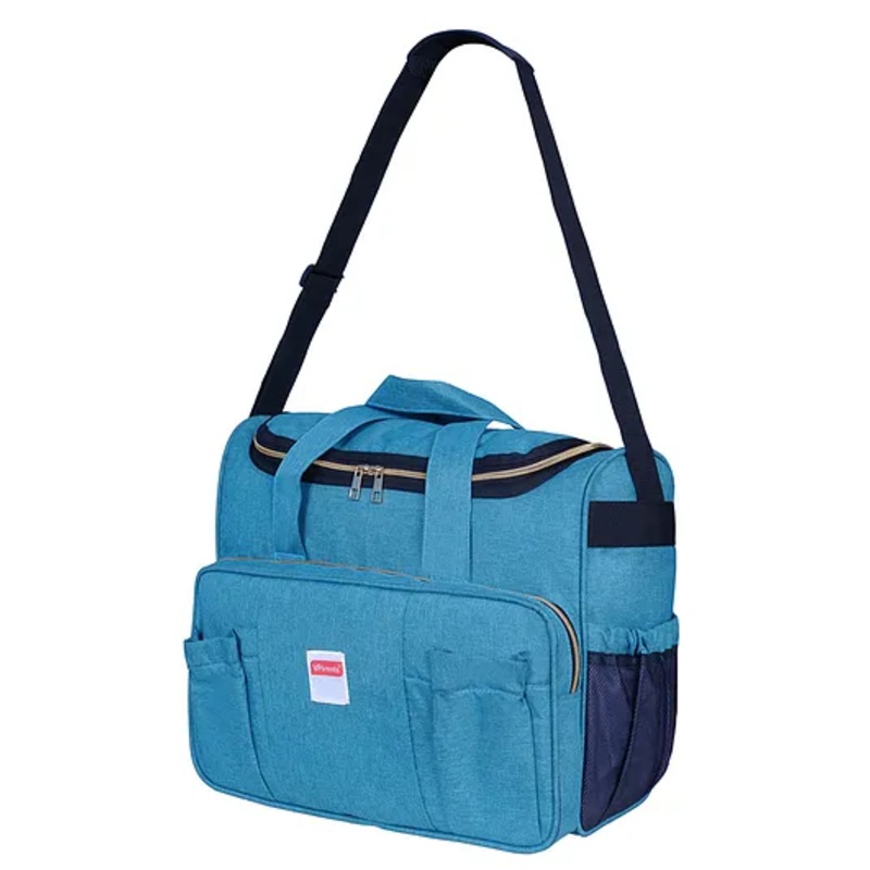 VParents Stylish Maternity Multipurpose Mother Bag Cum Diaper Backpack Sholder 11 Pockets – Light Green