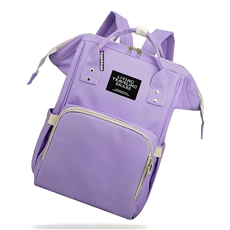 COZY VIBES Waterproof Women Backpacks Kids Stroller Bags Large CapaCitys Mommy Outdoor Travel Bags Casual Mom Baby Care Backpacks- PACK OF 1- COLOR MAY VARY