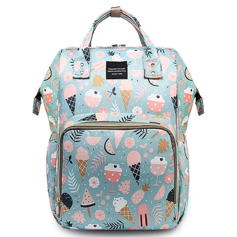 House of Quirk Diaper Bag Maternity Backpack Baby Girl Boy Diaper Bag for Dad Mom Pad Pacifier Case Unisex Large Diaper Bag for Travel –  Blue