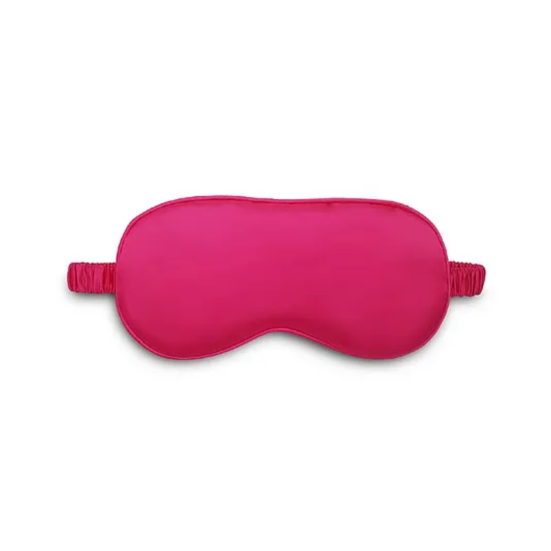 Jenna Silk Plain Sleeping Eye Mask – Rose Pink