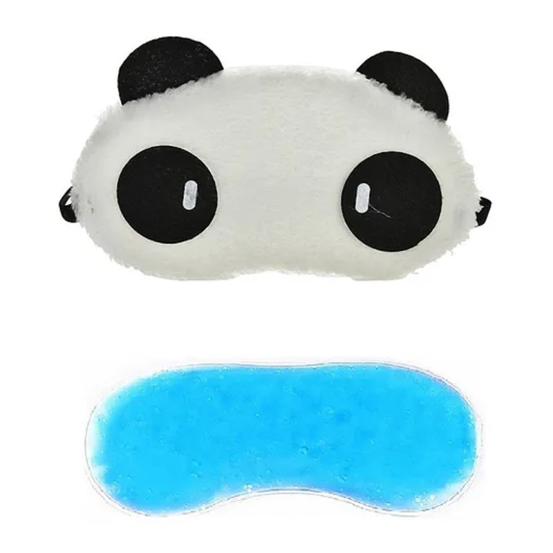 Jenna Sleeping Eye Mask With Cooling Gel Panda Shaped – White Blue
