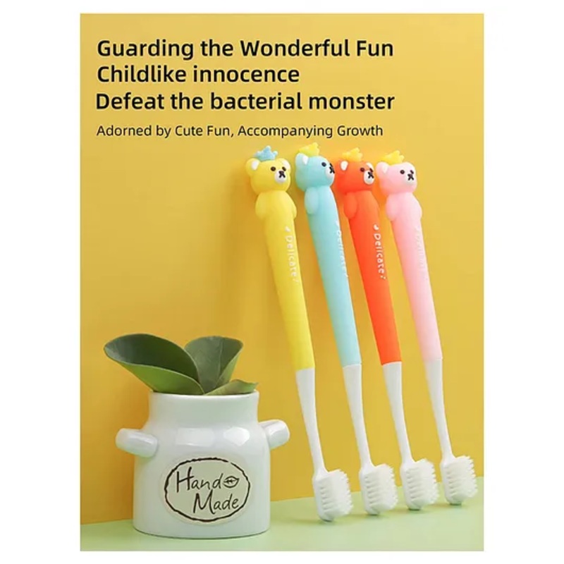 Mihar Essentials Soft Bristle Toothbrush (Color May Vary)