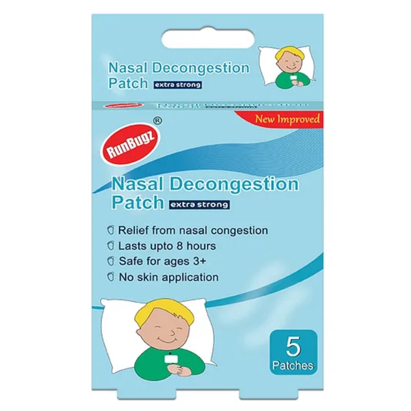 Runbugz Nasal Decongetion Patches – Pack of 5