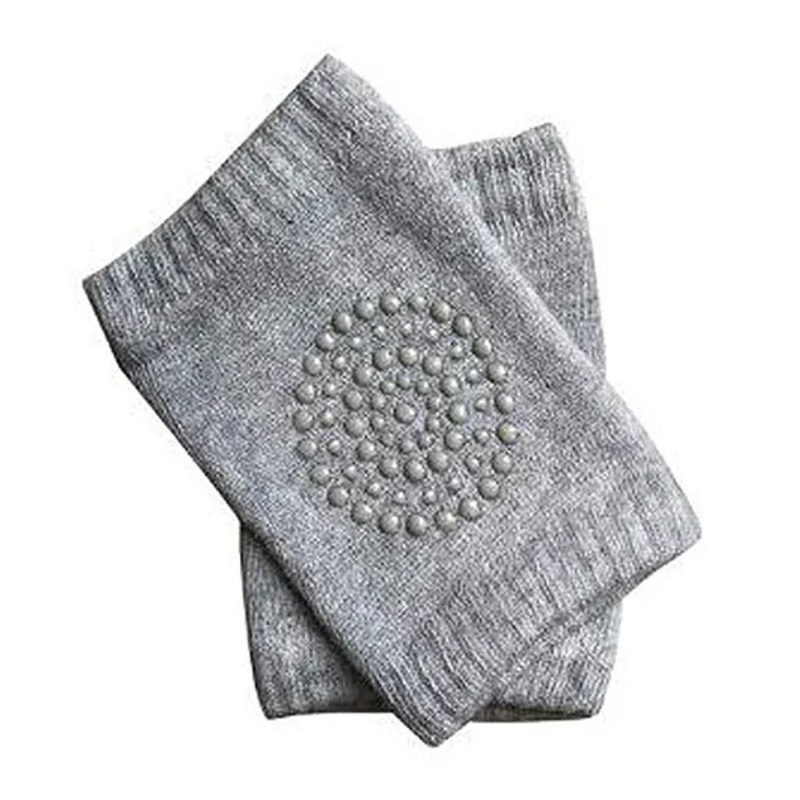 Safe-O-Kid Anti-Slip Knee & Elbow Pads for Babies  Soft Fabric  Pack of 2, Assorted