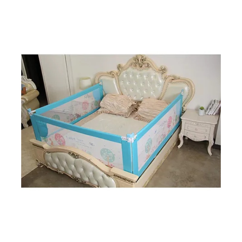 Safe-O-Kid Designer Bed Rail Guard Pack of 3, Blue