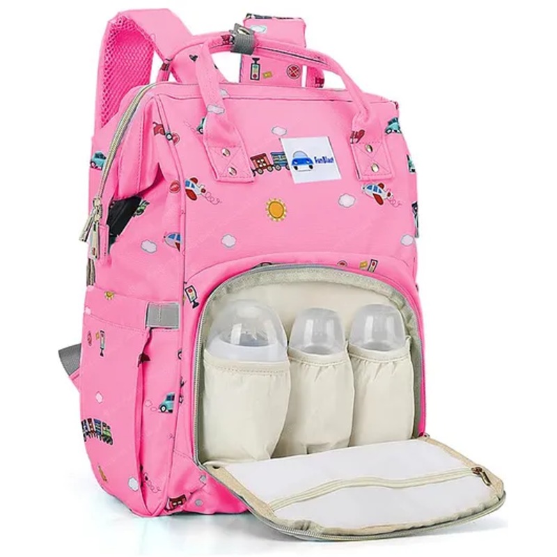 FunBlast Mother Bag with Multiple Pockets for Women  Pink