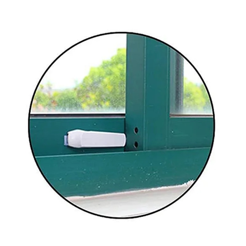 Safe-O-Kid Sleek Childproof Sliding Door & Window Wedge Locks  Pack of 4