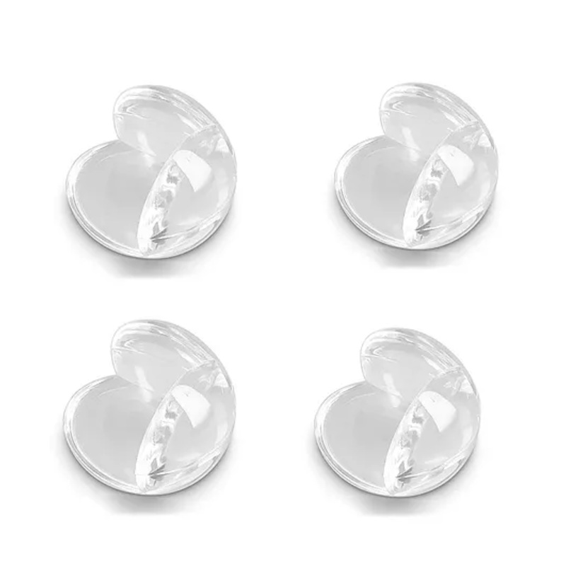 SYGA Transparent Children’s Baby Strip Safety Table Bed Corner Gaurd Baby Proofing Corner Protector – 4 Pieces