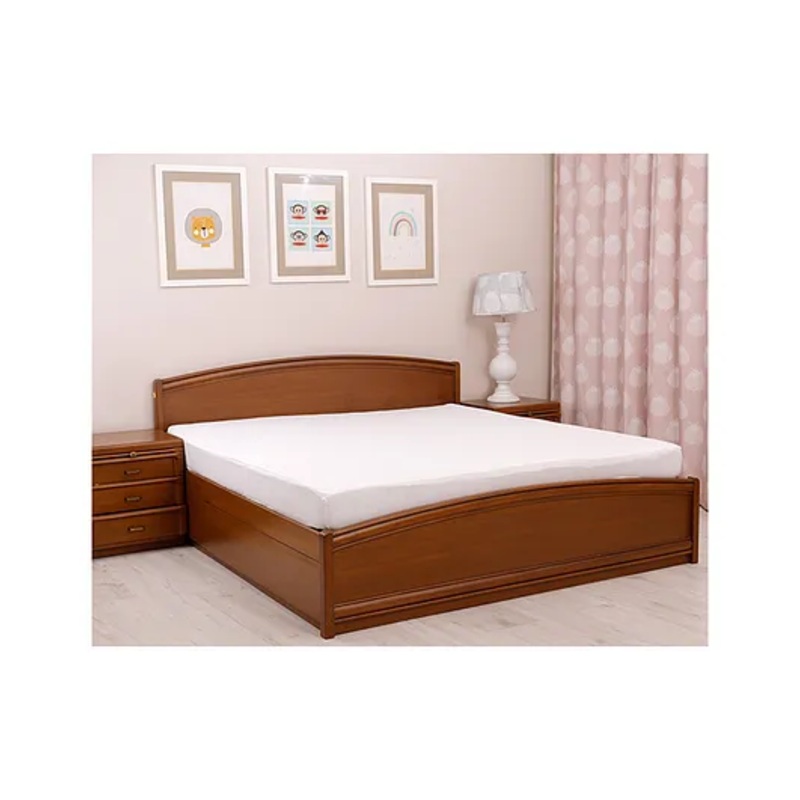 Tidy Sleep Waterproof 215 Gsm Bamboo Material Bed Fitted Mattress Cover Protector Twin Single Size – White