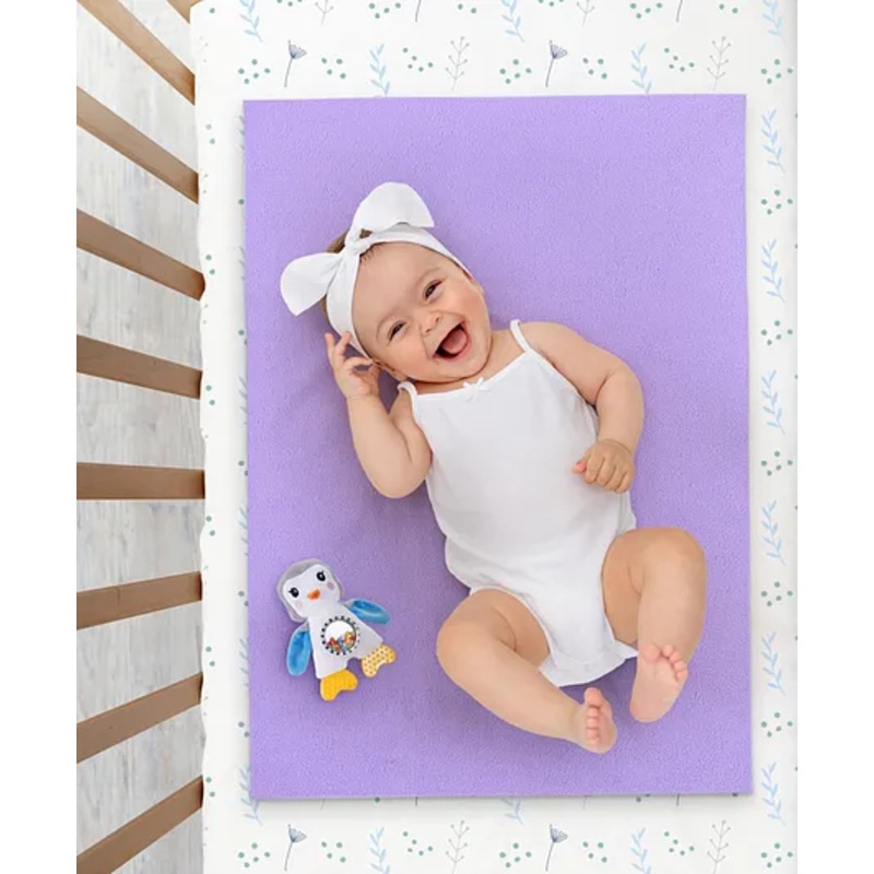 Zoe Dry Waterproof Bed Protector Sheet – Lilac