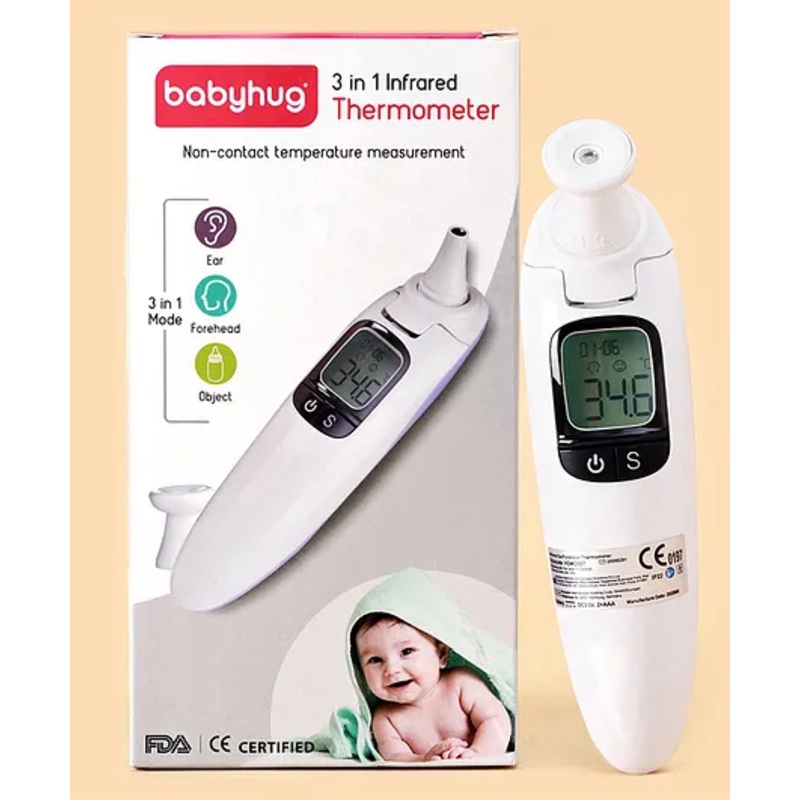 Babyhug 3 in 1 Infrared Non Contact Thermometer – Violet