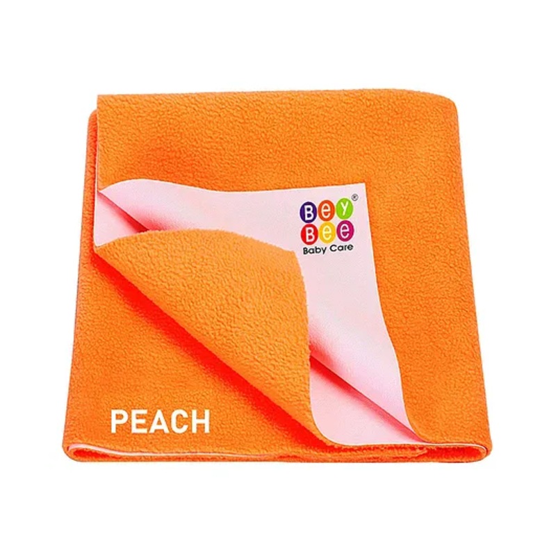 BeyBee Cotton Baby Bed Protecting Mat Peach Medium