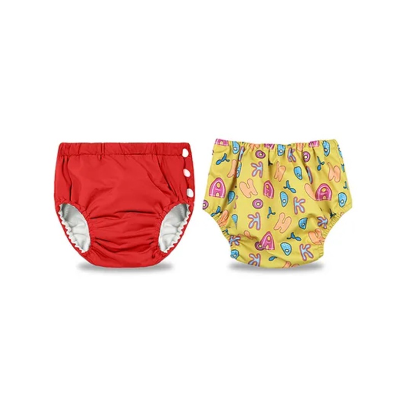 Chinmay Kids Reusable Swimwear Diapers Pack of 2 – Yellow & Red