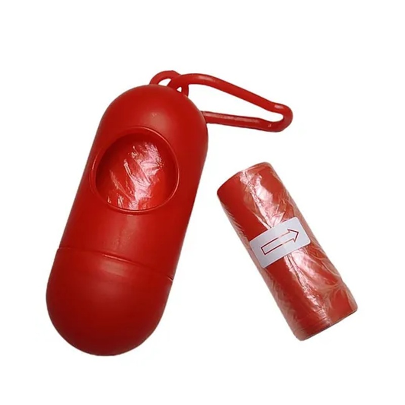 Safe-O-Kid Disposable Baby Diaper Removable Box with 15 PCS of Garbage Roll-Red