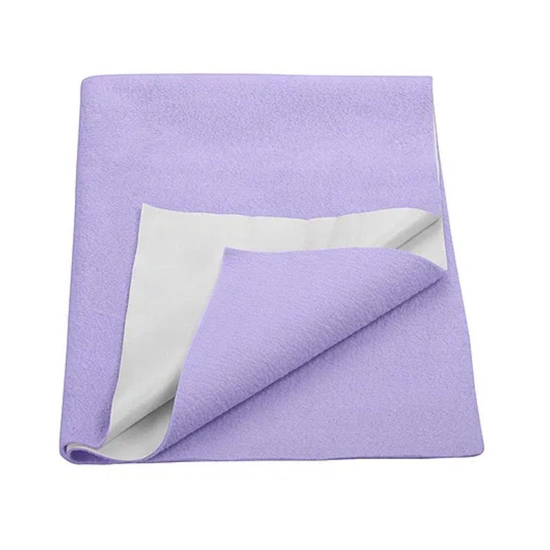 Trance Home Linen Medium Size Waterproof Breathable Hypoallergenic Soft Quick Dry sheet for Babies – Purple