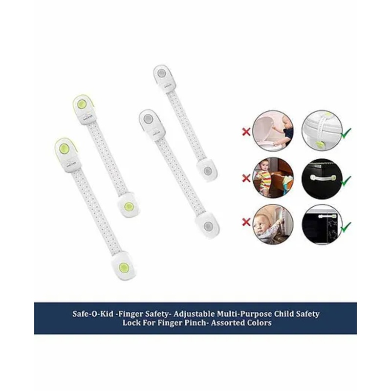 Safe-O-Kid Multipurpose Safety Lock Pack of 1 – Assorted