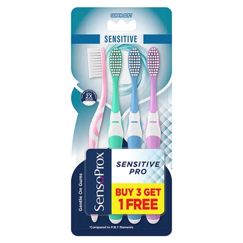 SensoProx Sensitive Pro Combo of 4 – Green, Pink, Violet & Blue