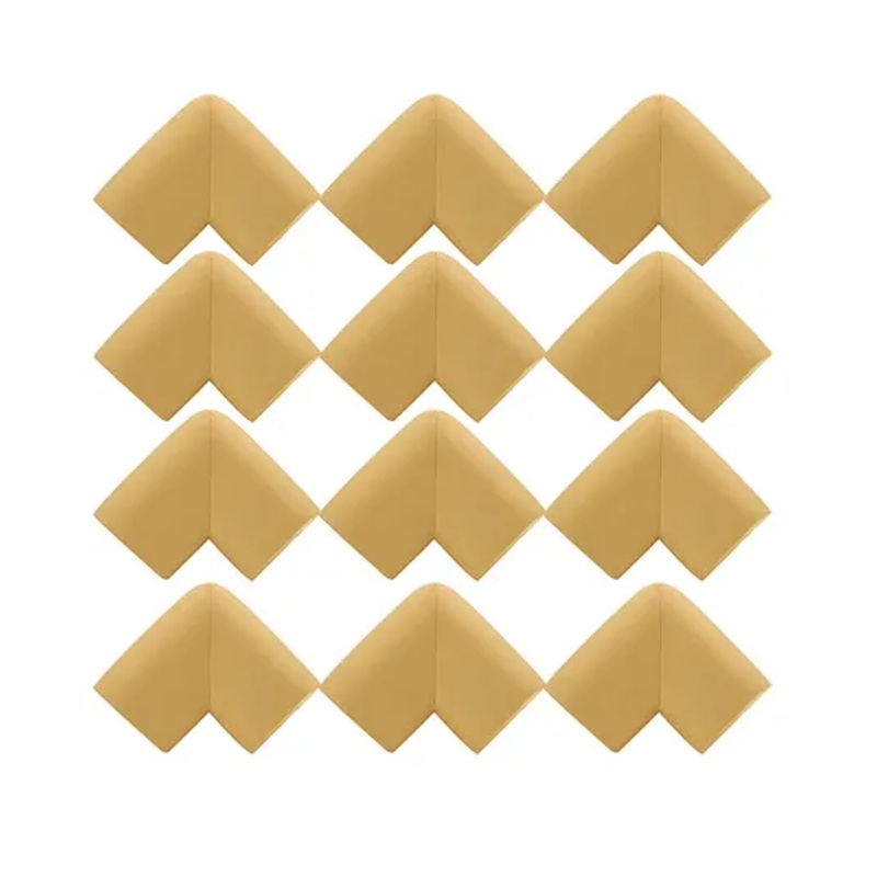 Bembika L-Shaped Baby Safety Corner Protector Pack of 12 – Beige