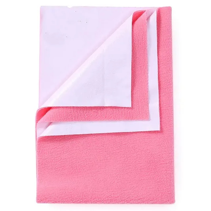 Fingo Brain Rubber Waterproof & Reusable Baby Sleeping Mat Large – Pink