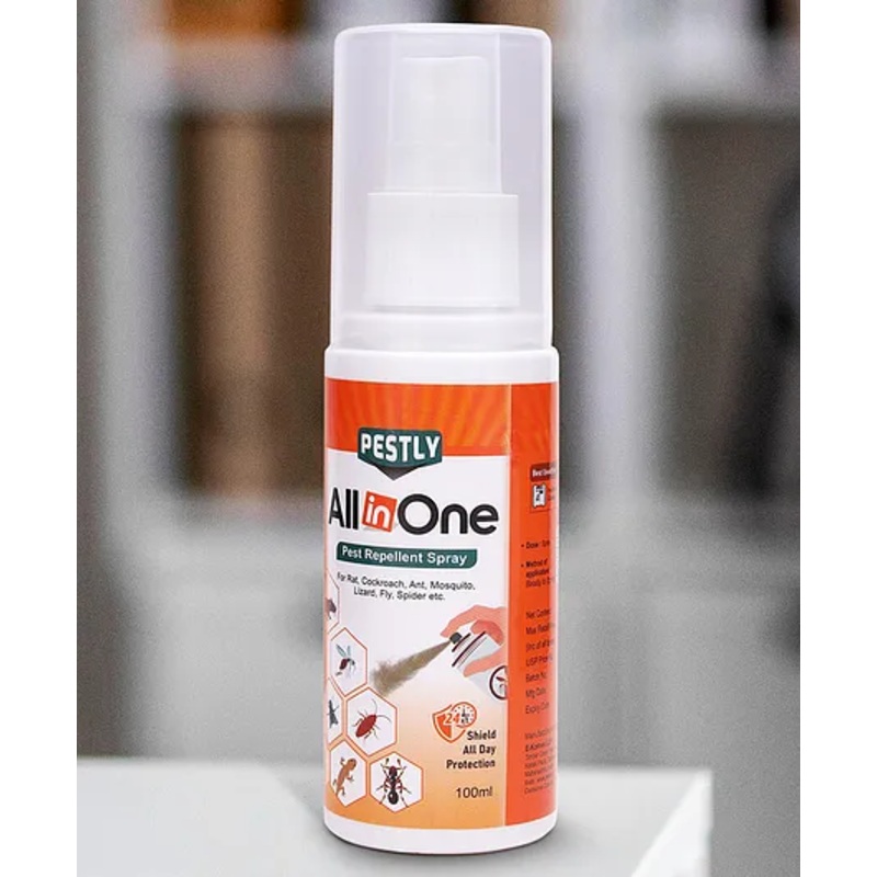 Pestly All-in-One Herbal Pest Repellent Spray  100ml | Plant-Based & Chemical-Free