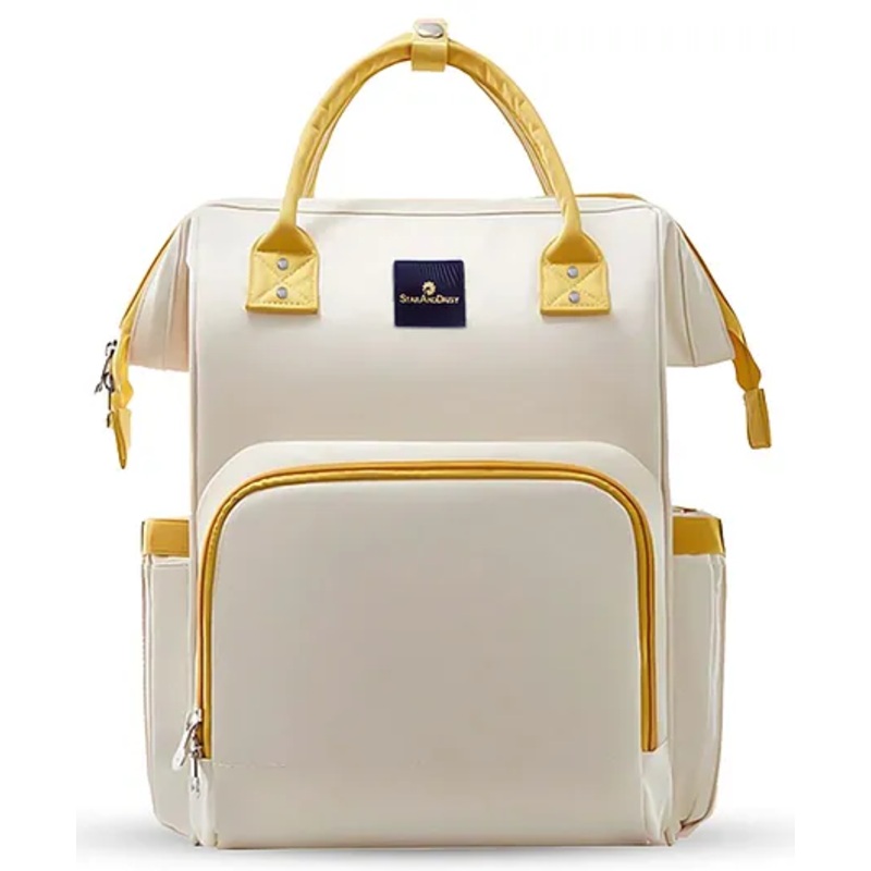 StarAndDaisy diaper Bag for Baby with Bottle Holder – Yellow