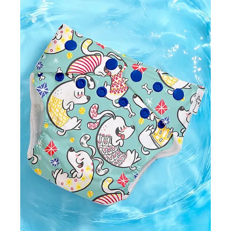 SuperBottoms Swimming Diapers for Babies & Toddlers – Washable, Reusable & Adjustable Swim Diapers | Paw-sitively Happy