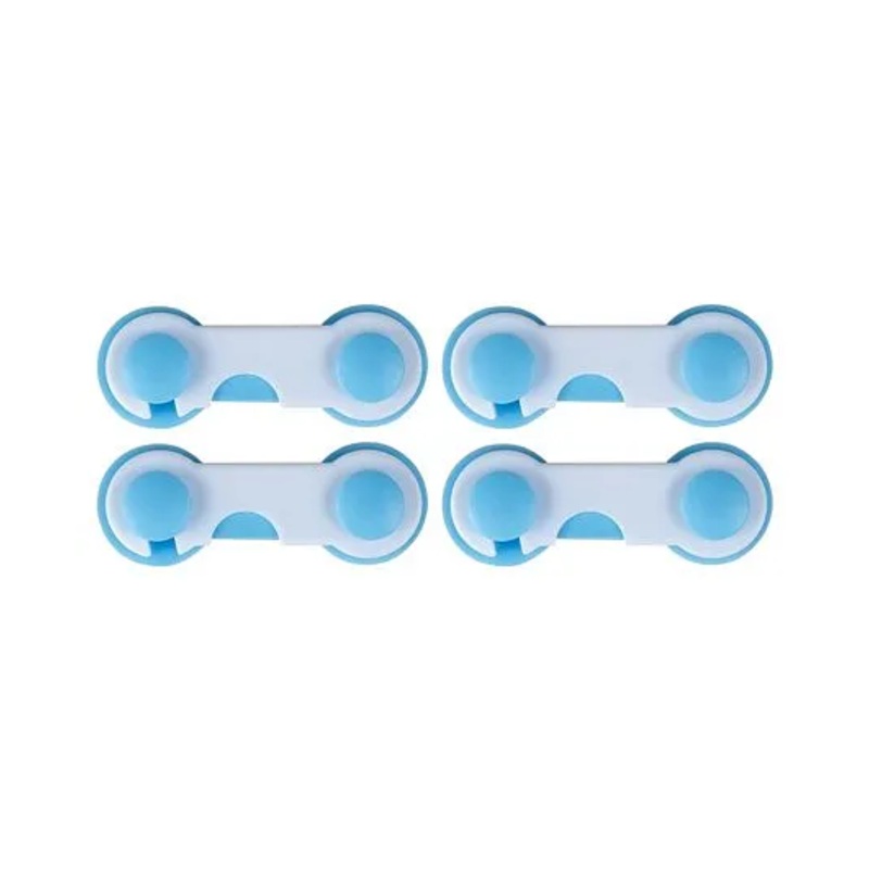 Syga Baby Safety Locks With Adjustable Straps Pack of 4 – Blue
