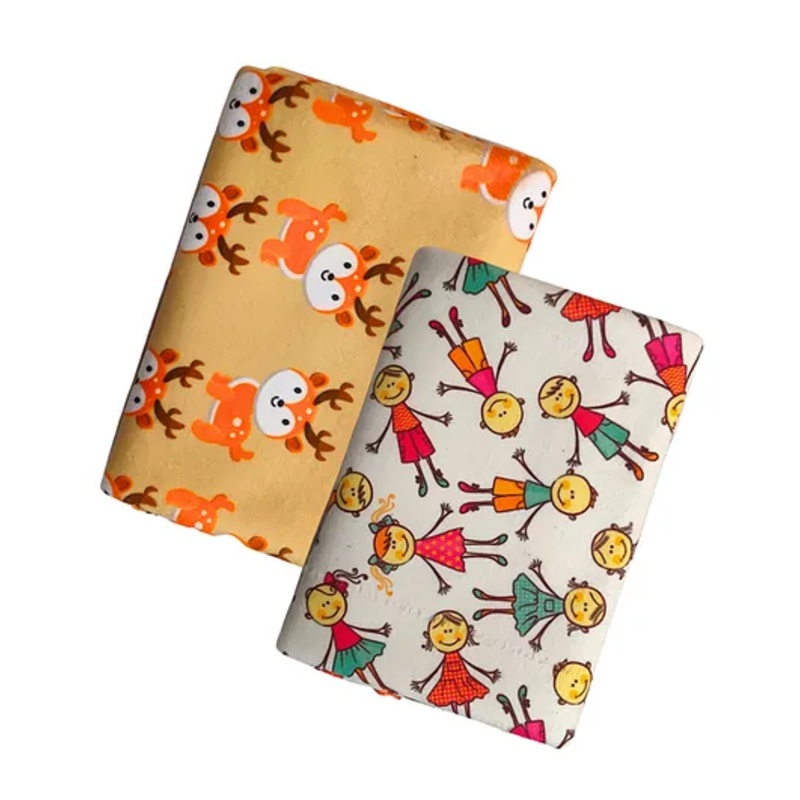 Zikku Waterproof Mat Quick Absorbency Combo Kids & Deer Print Extra Small – Multicolor