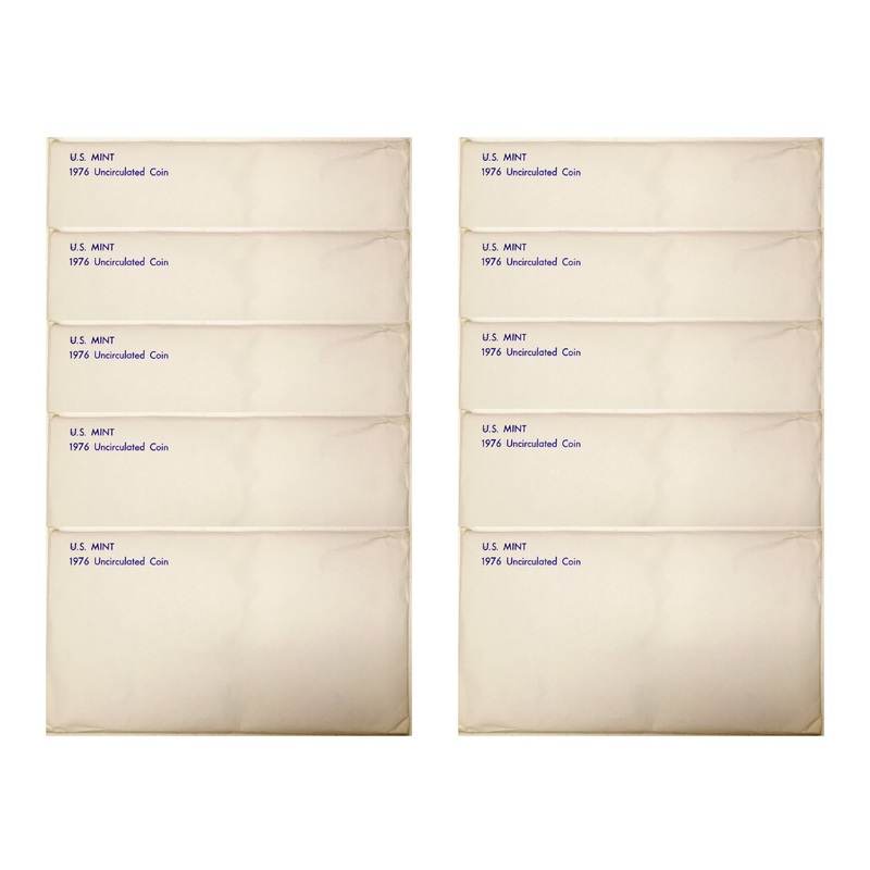 1976 PD US Mint set 10 Pack (OGP) 120 coins