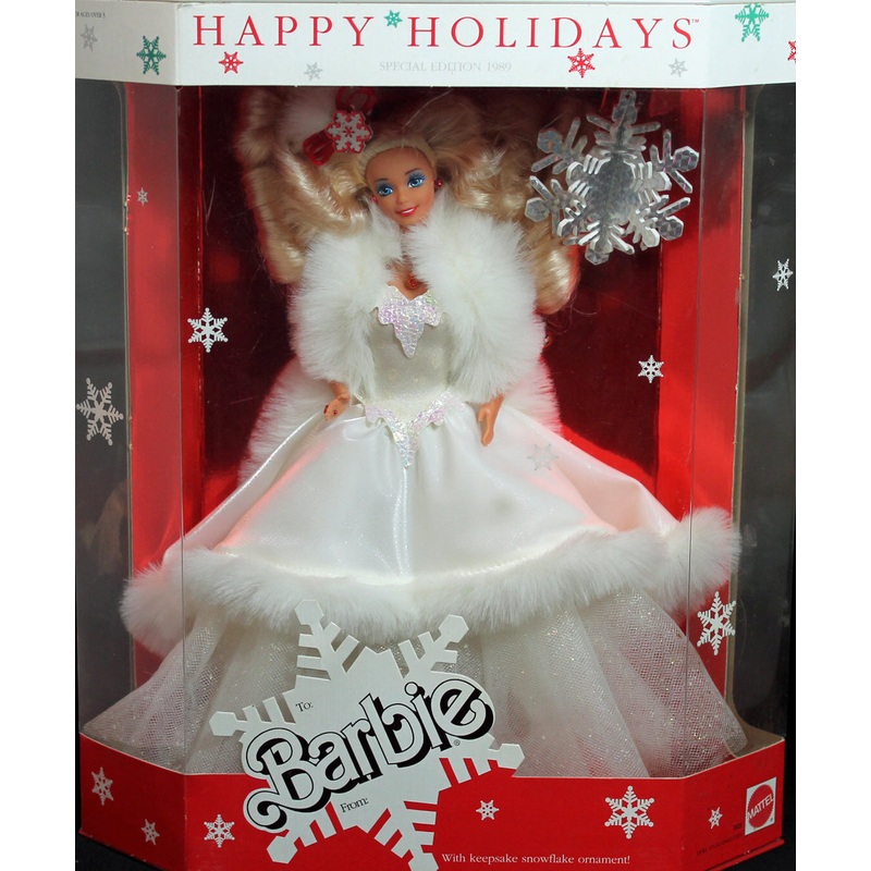 1989 Happy Holidays Barbie (3523)