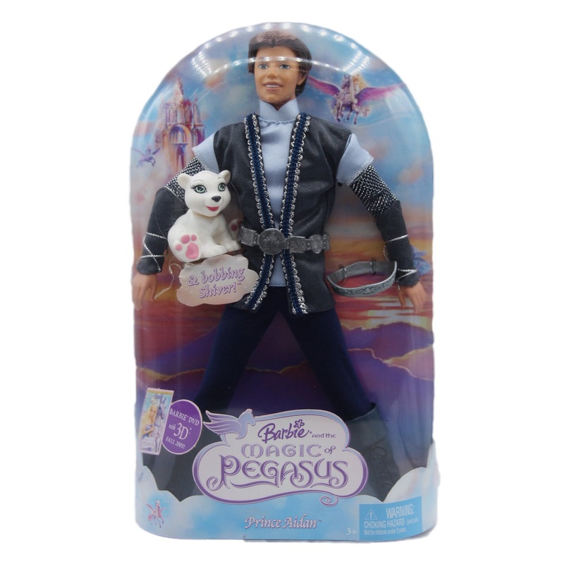 2005 Magic of Pegasus Prince Aidan Barbie (G8403) – With Bobbing Shiver