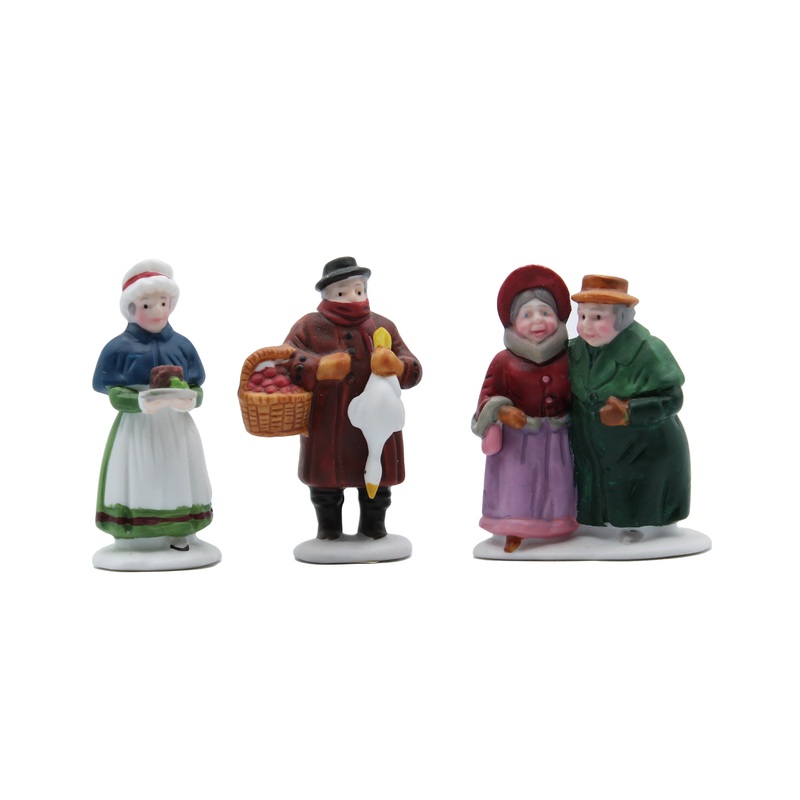 Department 56: 59285 Fezziwig and Friends – Set of 3
