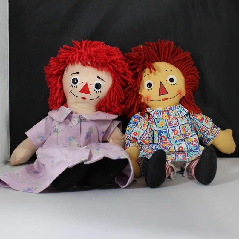 Lot of 2: Raggedy Ann Dolls