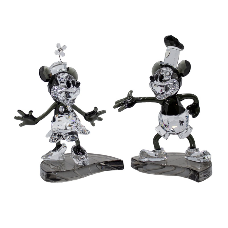 Swarovski Figurine: 1142826 Steamboat Willie | Mickey & Minnie