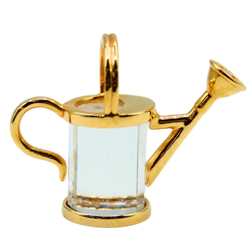 Swarovski Figurine: 170848 Gold Watering Can