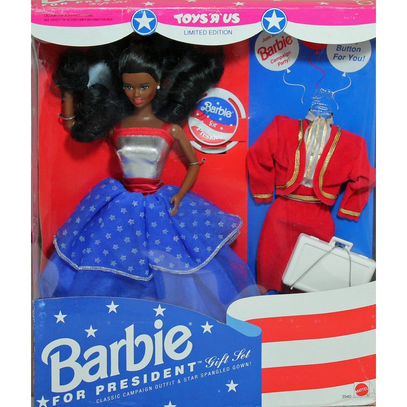 1991 Barbie for President Barbie (3940) – African American
