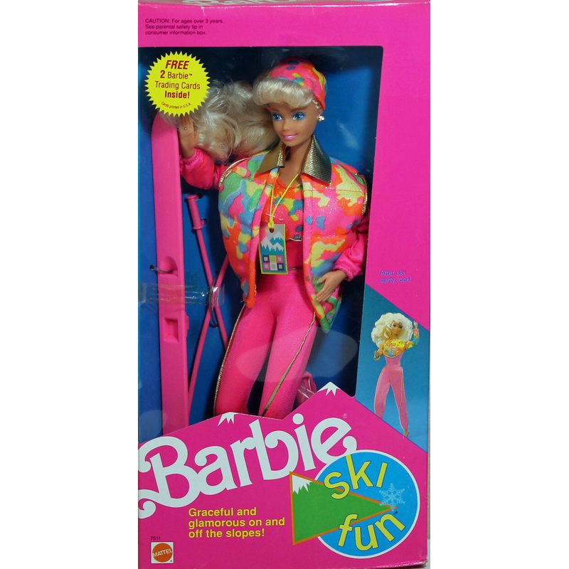 1991 Ski Fun Barbie (7511)