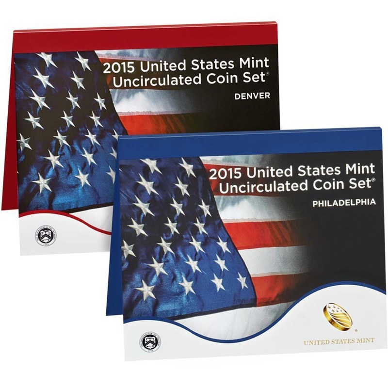 2015 PD US Mint Set (OGP) 28 coins