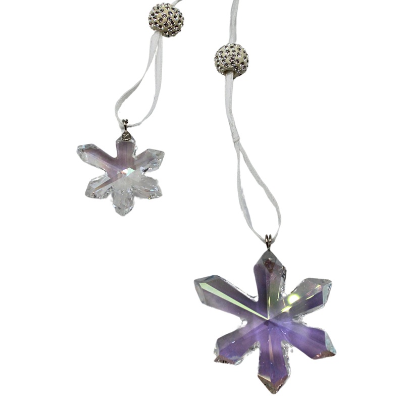 Swarovski Figurine: 945577 Ice Flowers Ornament Set