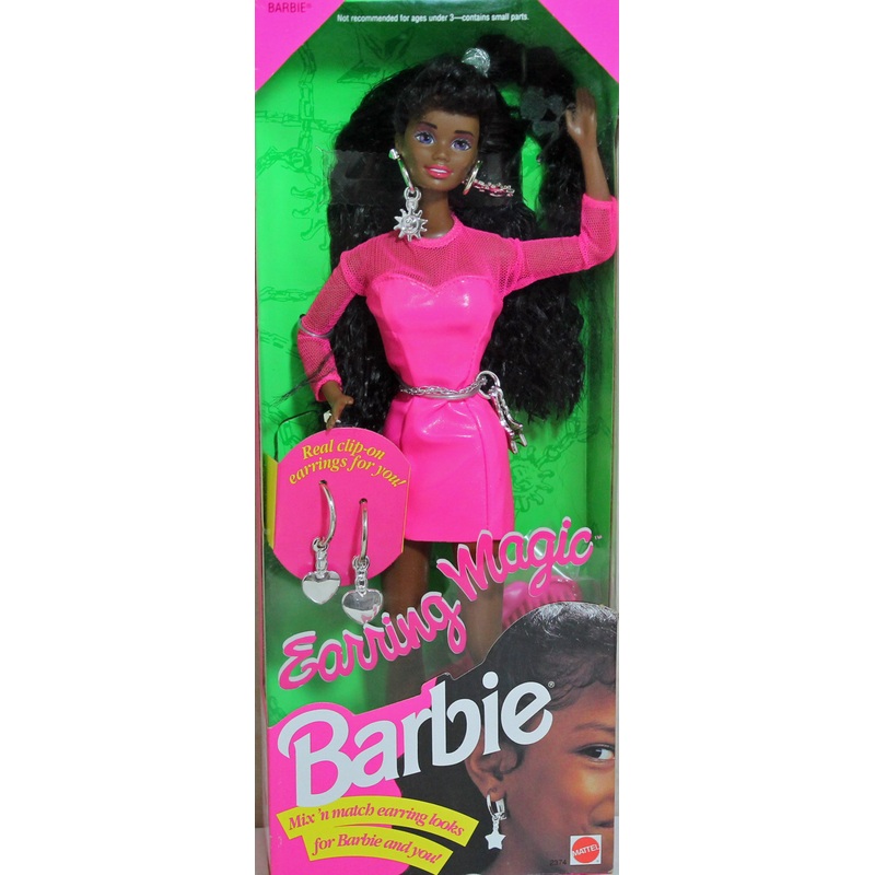 1992 Earring Magic Barbie (2374) – African American