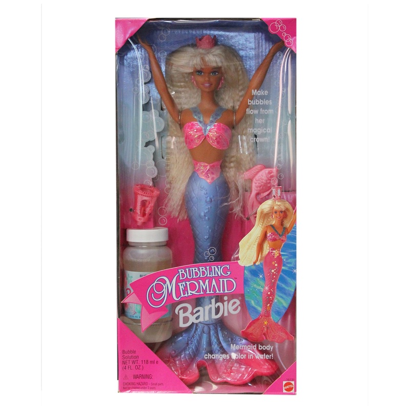 1996 Bubbling Mermaid Barbie (16131)
